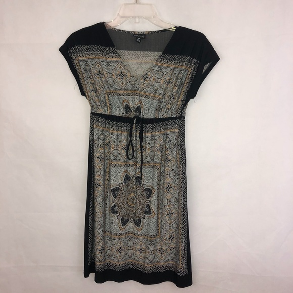 Enfocus Studio Dresses & Skirts - En Focus Black Floral Empire Waist Dress Size 4P